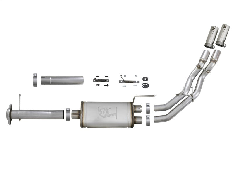 AFE 49-43078-P Series 3in. to 2.5in. 409 SS C/B Exhaust 11-14 fits Ford F-150 V