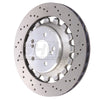 SHW Performance BRR48254 SHW 19-21 fits BMW M2 Competition 3.0L Right Rear Cross-Drilled Lightweight Brake Rotor (34118072020)