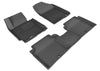 3D MAXpider 2011-2013 fits Hyundai Elantra Kagu 2nd Row Floormats - Black
