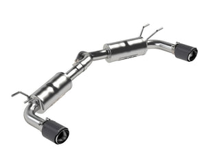 MBRP S44503CF fits Mazda 3 Hatchback T304SS 2.5in Axle-Back, Dual Rear Tips