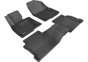 3D MAXpider 2011-2013 fits Kia Sorento 7-Seats Kagu 1st Row Floormat - Black