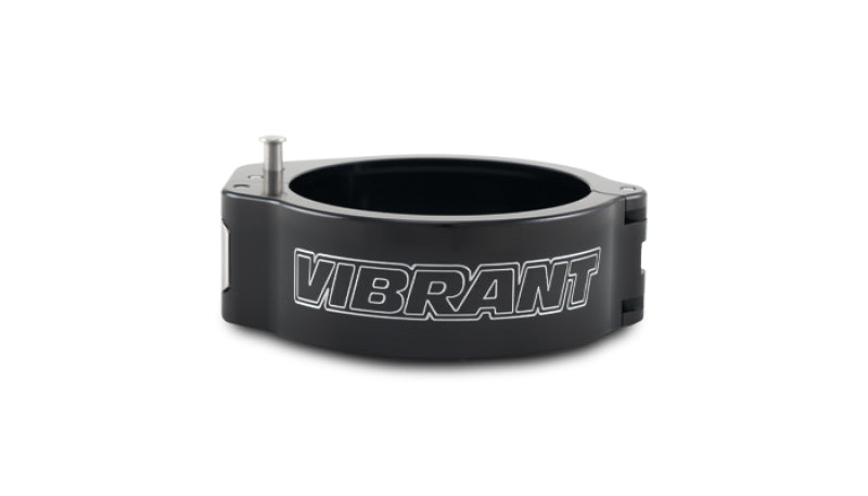 Vibrant 32535 2.5in O.D. Aluminized HD 2.0 Clamp - Anodized Black (Clamp Only)