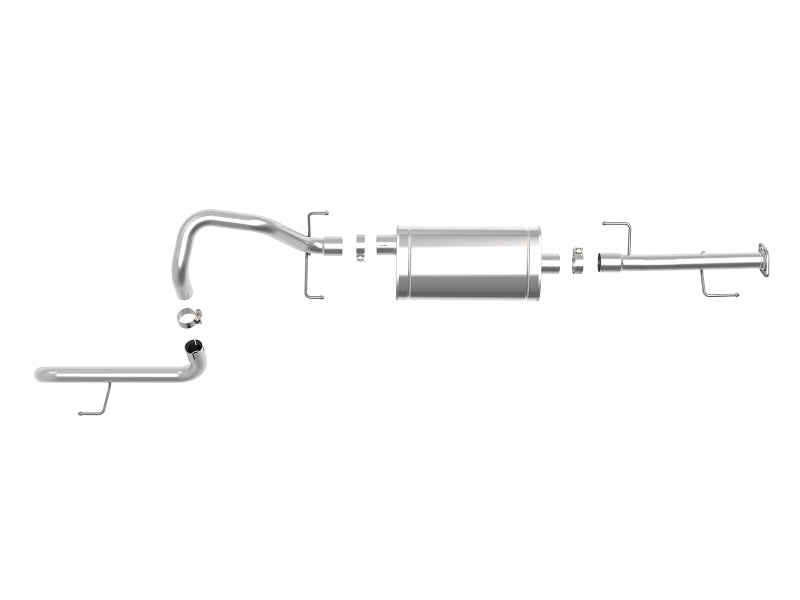 AFE 49-46041-1 orce-XP 2.5in 409 SS Cat-Back Hi-Tuck Exhaust - 10-19 fits Toyot