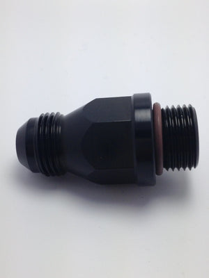 Fragola 491946-BL -8AN x 3/4-16 ORB Carburetor Adapter Short