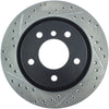 Stoptech 127.34049R Power Slot 00 BMW 323 / 01-07 325 / 99-00 328 Series Rear Right Drilled & Slotted Rotor