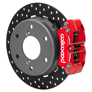 Wilwood 140-17947-DR 2024 Can Am Maverick Rear Brake Kit 11.60in Drilled - Red
