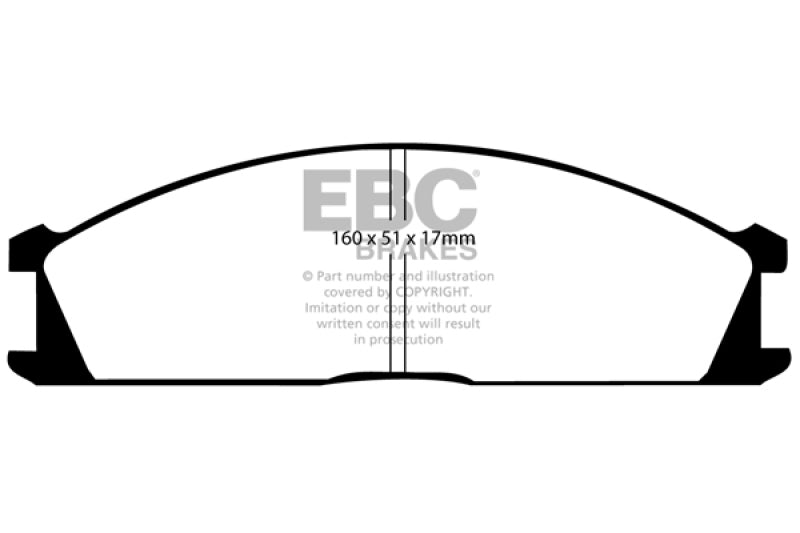 EBC DP2691 fits Subaru 92-97 SVX 3.3 Greenstuff Front Brake Pads