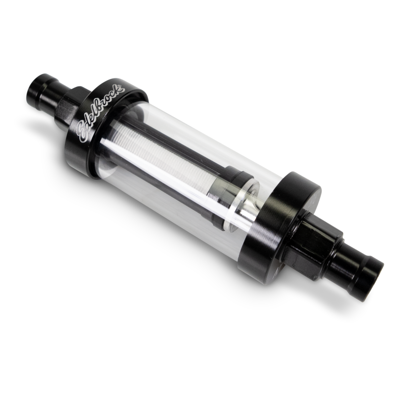 Edelbrock 8748 3/8in i.d. Hose Clear View Fuel Filter