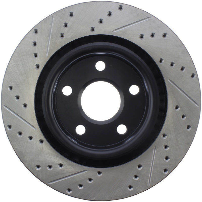 Stoptech 127.62114L 08-09 Pontiac G8 Slotted & Drilled Front Left Rotor