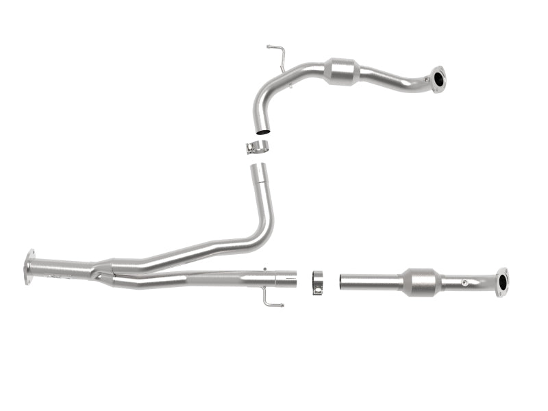 AFE 48-46013-RC Twisted Steel Y-Pipe w/ Cat SS 16-20 fits Toyota Tacoma V6 3.5L