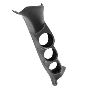 AutoMeter 17103 Autometer 95-98 fits Chevy Silverado/Dmax (also for 99 C/K) Triple Pillar - Black