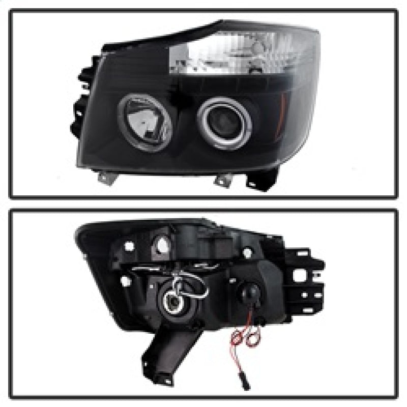 Spyder 5011572 fits Nissan 04-14 Titan /Armada 04-07 Projector Headlights LED H
