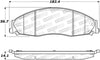 Stoptech 308.0921 Street Brake Pads