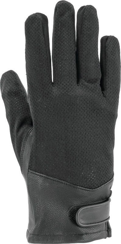 Kuryakyn 094486 Kuryakyn Leather By River Road Pecos Leather Mesh Gloves Black - Large