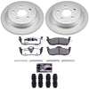 Power Stop 06-10 Jeep Commander Rear Z36 Coated Truck & Tow Brake Kit