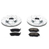 PowerStop K5217 fits Nissan 07-12 Sentra Front Z23 Evolution Sport Brake Kit