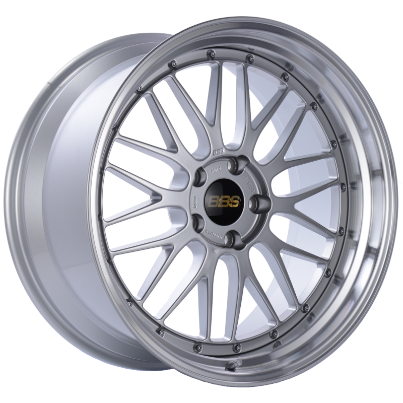 BBS LM226DSPK LM 20x10 5x120 ET20 Diamond Silver Center Diamond Cut Lip Wheel -82mm PFS/Clip Required