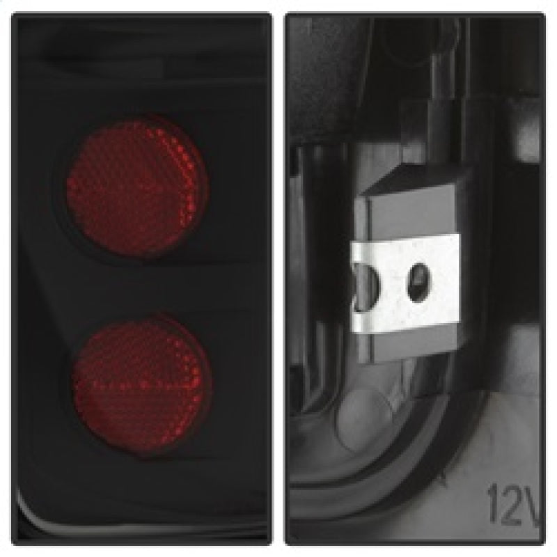 5012753 Xtune fits Dodge 94-01 Ram 1500/2500/3500 Euro Style Tail Lights Black