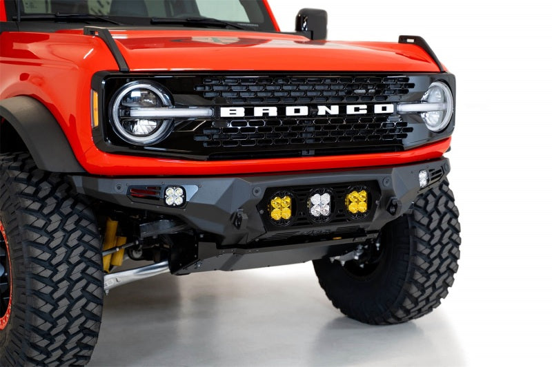 Addictive Desert Designs F230194120103 fits Ford 21-22 Bronco Bomber Front Bumper (w/ 3 Baja Designs LP4 Mounts)