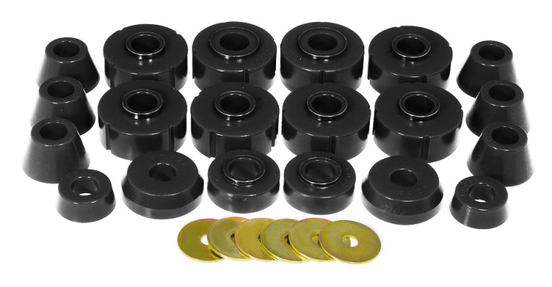 Prothane 6-103-BL fits Ford 78-79 Bronco Body Mount Kit - Black