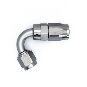 DeatschWerks 6-02-0820 6AN Female Swivel 120-Degree Hose End CPE - Anodized DW