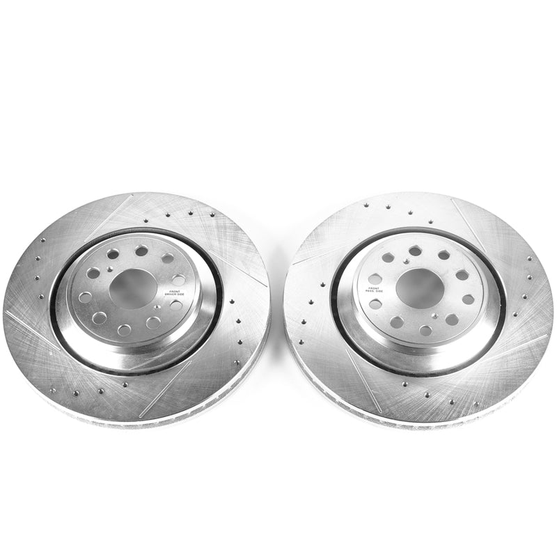 PowerStop fits Lexus 07-17 LS460 Front Evolution Drilled & Slotted Rotors - Pair