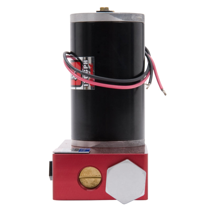 Edelbrock 182051 Fuel Pump Electric Quiet-Flo Carbureted 120GPH 3/8In In 3/8In Out 120 GPH Red