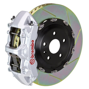 Brembo 1N2.8511A3 Brembo 04-08 S4 (B6/B7) Front GT BBK 6 Piston Cast 365x34 2pc Rotor Slotted Type-1-Silver