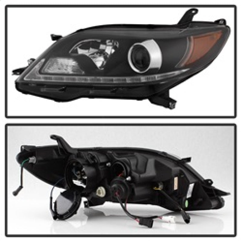 Spyder 5084002 2017 fits Toyota 15-20 Sienna Projector Headlights - DRL LED - B