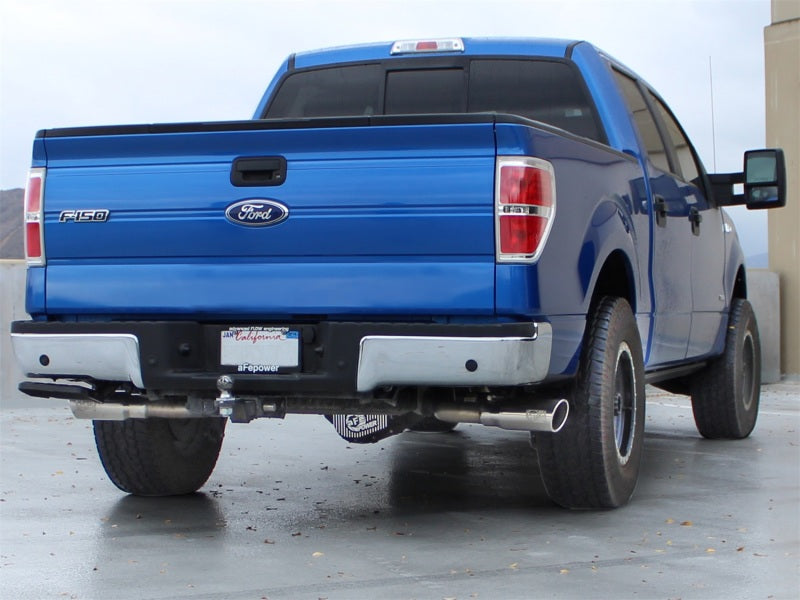 AFE 49-43056-P rce XP Exhausts 3inSS Dual Side Exit Cat-Back 11-14 fits Ford F1