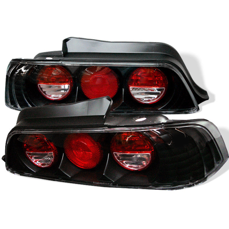 Spyder 5005274 fits Honda 97-01 Prelude Euro Style Tail Lights Black ALT-YD-HP9