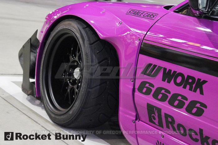 GReddy 17020380 89-93 fits Nissan 240SX Full Rocket Bunny 180/240SX Wide Body Ae
