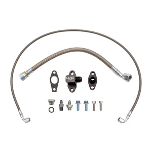 Wehrli WCF100372 fits Chevrolet 6.6L Duramax L5P S400 Single Turbo Oil Line Kit
