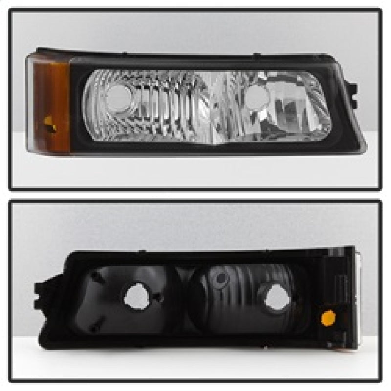 xTune 9036774 fits Chevy Silverado 03-06 Projector Headlights 4pcs - LED Halo -