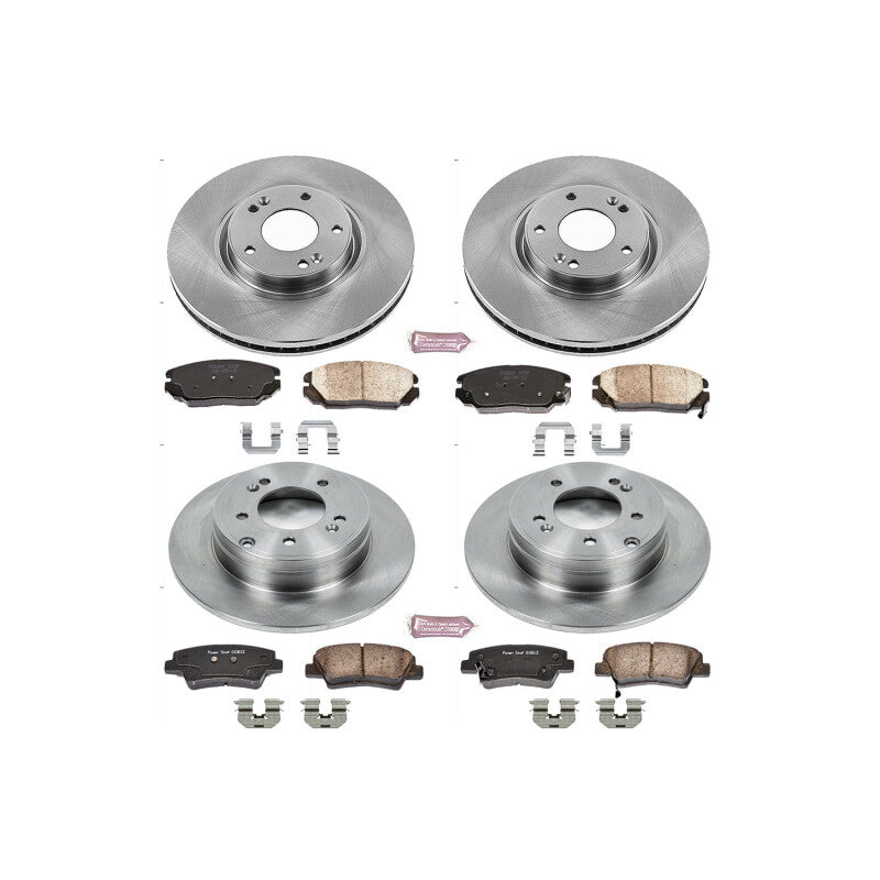 Power Stop KOE5474 09 fits Hyundai Azera Front and Rear Autospecialty Brake Kit