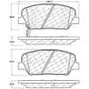 Stoptech 308.1413 11-15 Kia Optima Street Touring Front Brake Pads