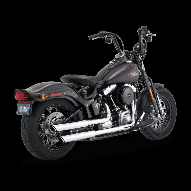 Vance 16341 & Hines HD Softail Deluxe/Slim/Crossbones PCX Slip-On Exhaust