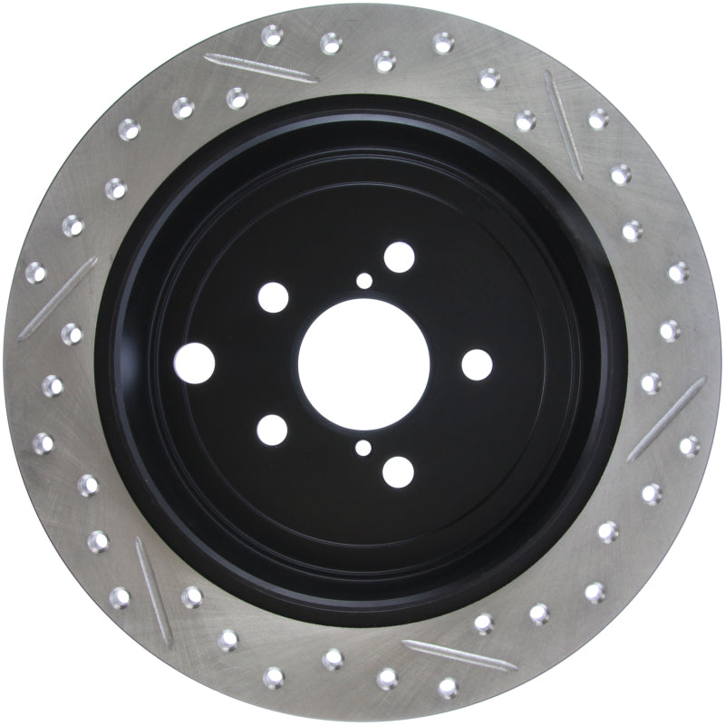 Stoptech 127.47029R 08-10 fits Impreza WRX (Exc STi)/08-10 Impreza Coupe/Sedan Slotted & Drilled Right Rear Rotor
