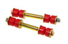 Prothane 19-404 Universal End Link Set - 3 3/4in Mounting Length - Red