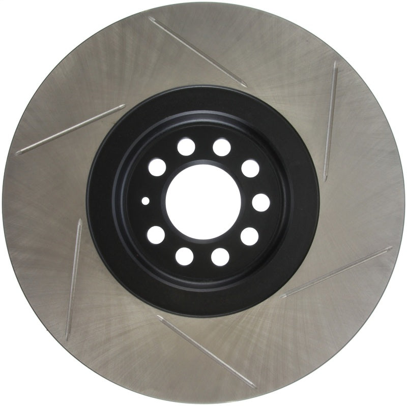 Stoptech 126.33093SR Power Slot 04-06 Audi TT Quattro / 04 VW Golf R32 Right Front Slotted Rotor