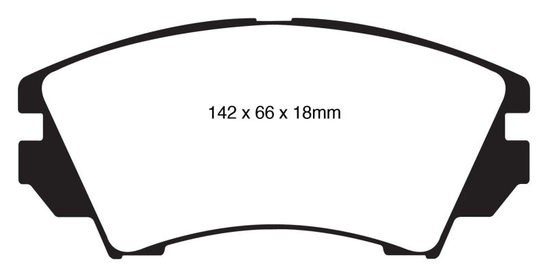 EBC DP22014 10+ fits Buick Allure (Canada) 3.0 Greenstuff Front Brake Pads