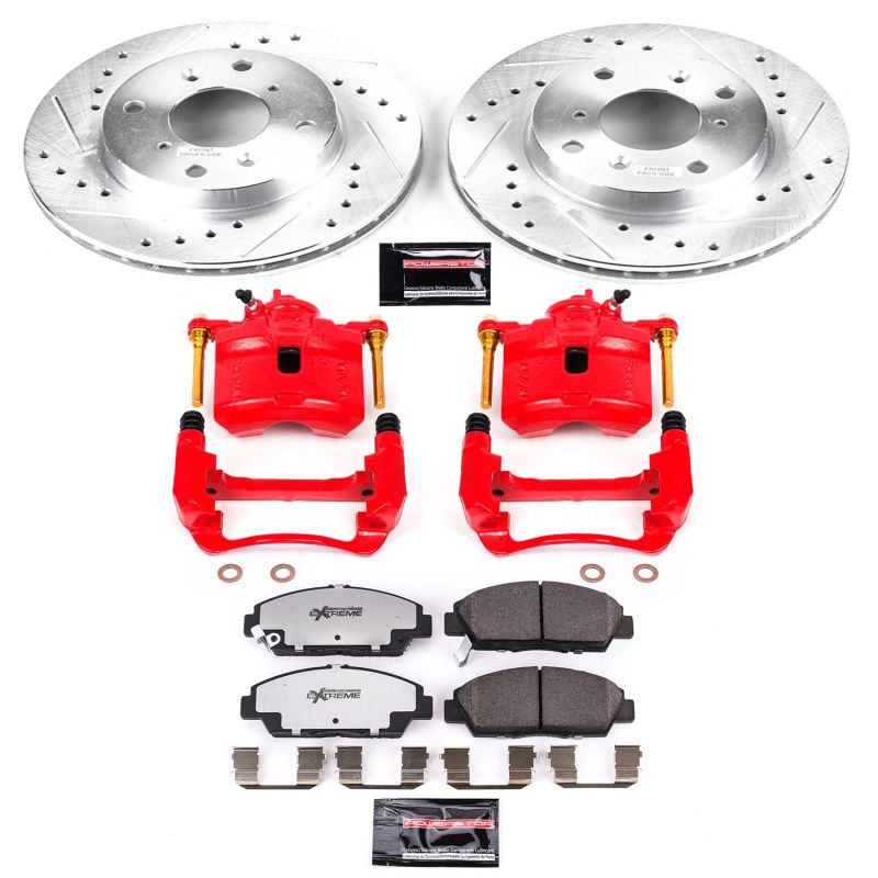 PowerStop fits Honda Prelude Front Z26 Street Warrior Brake Kit w/Calipers