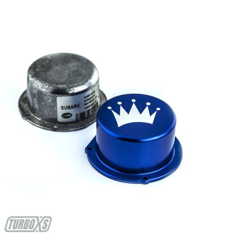Turbo XS W15-VPC-BLU 15-16 fits Subaru WRX Billet Aluminum Vacuum Pump Cover - B