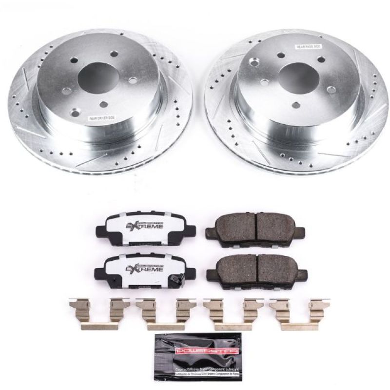 PowerStop K8021-26 18-19 fits Infiniti Q50 Rear Z26 Street Warrior Brake Kit