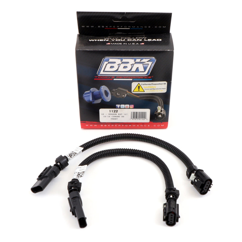 BBK  1122 GM Camaro 6.2L SS Manual Trans O2 Sensor Wire Harness Extensions (Fron