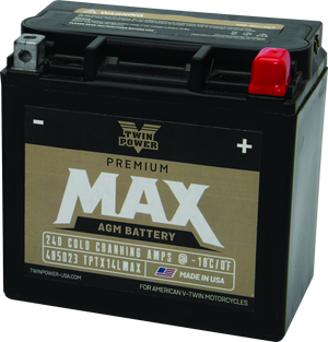 Twin Power GYZ-16HL fits  Premium MAX Battery Replaces H-D 65958-04 Made in USA