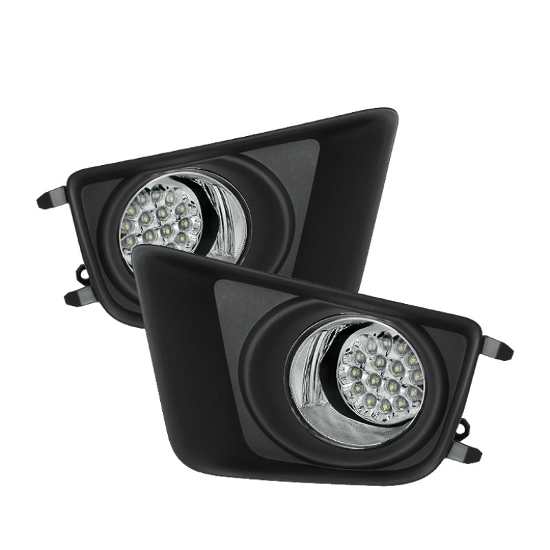 Spyder 5075154 fits Toyota 12-20 Tacoma 2015 LED Fog Lights w/Switch Clear FL-L
