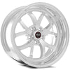 Weld  76MP7060N38A S76 17x6 / 5x4.5 BP / 3.8in. BS Polished Wheel (Medium Pad) -