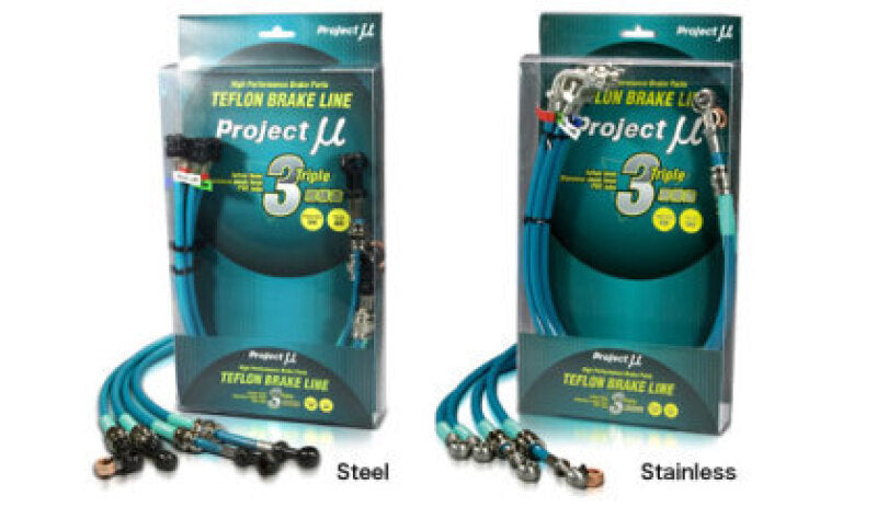 Project Mu BLN-001AG fits Nissan Silvia S13 KS13 PS13 KPS13 Steel Green Brake Lines