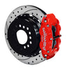 Wilwood 140-17659-DR fits Narrow Superlite 4R Rear Kit 14in Drilled Red G-Body